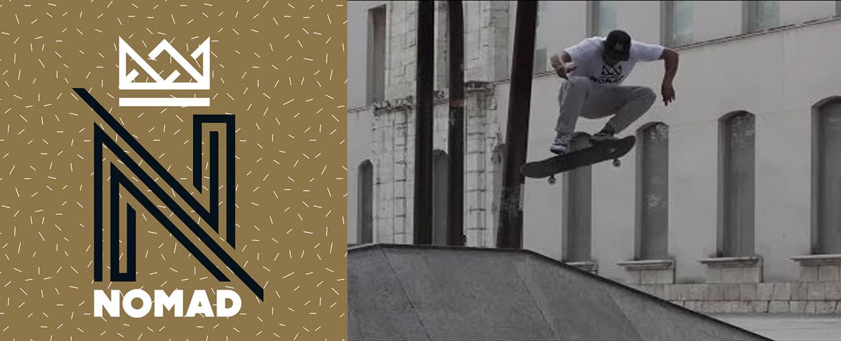 nomad skateboards waveshop split