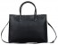 TORBA ROXY GOOD OLD DAY LARGE FAUX LEATHER PURSE  Black